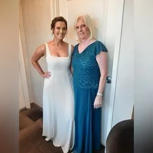 David's Bridal Dresses Square Neck Bridesmaid Dress Poshmark